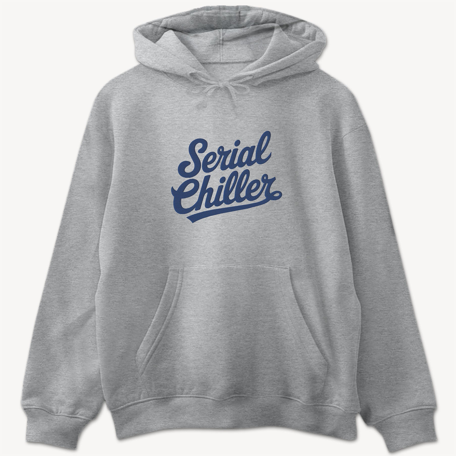 Serial Chiller Hoodie mit Stickerei - Street Icon