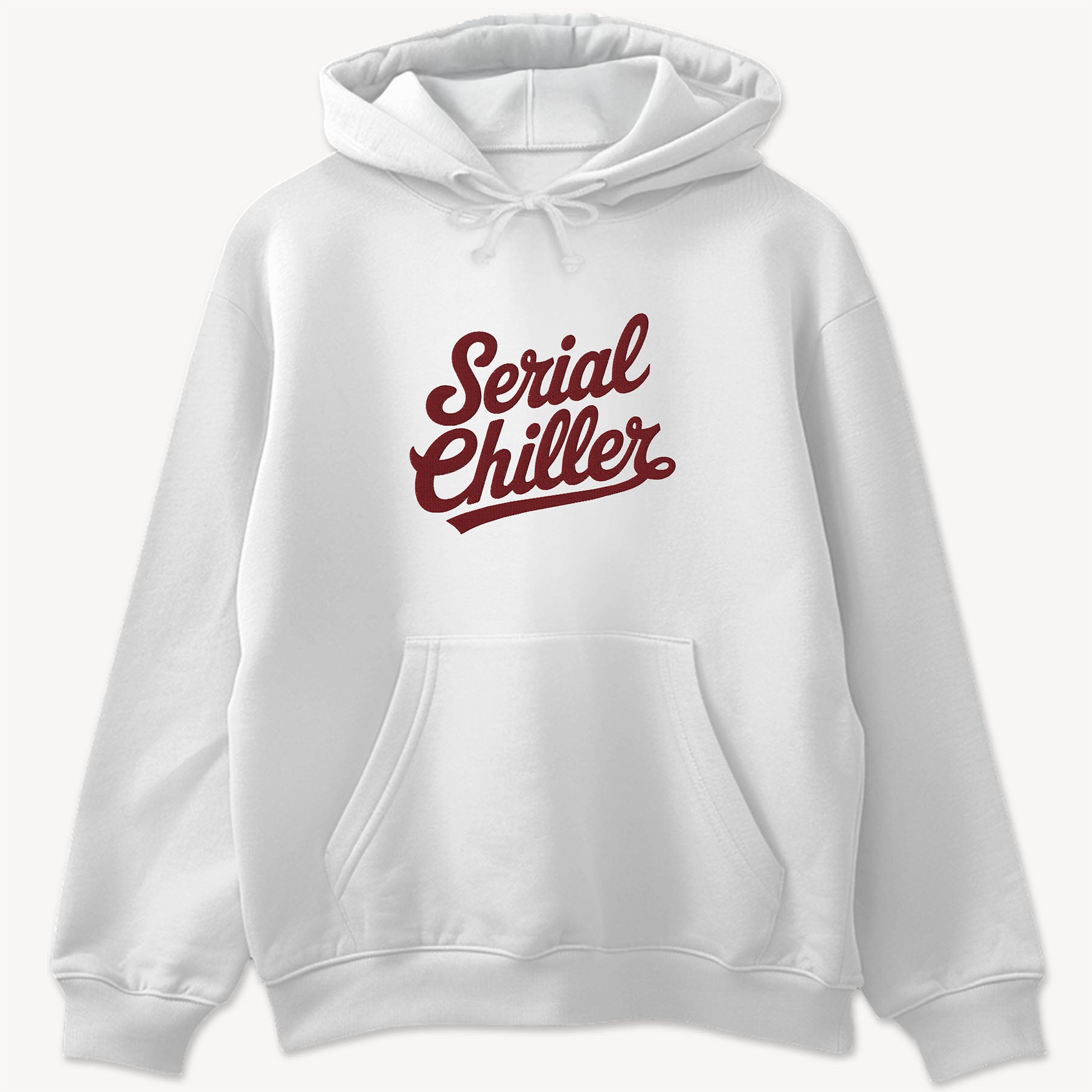 Serial Chiller Hoodie mit Stickerei - Street Icon