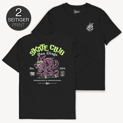 Skate Club - Premium T-Shirt + Aufkleber