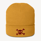 Skull Beanie mit Stickmotiv