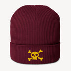 Skull Beanie mit Stickmotiv