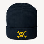 Skull Beanie mit Stickmotiv