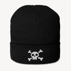 Skull Beanie mit Stickmotiv