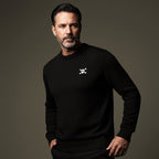 Skull Pullover mit Brustbestickung