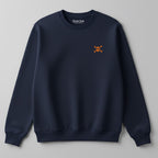 Skull Pullover mit Brustbestickung