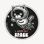 Space Kitty Aufkleber - Street Icon