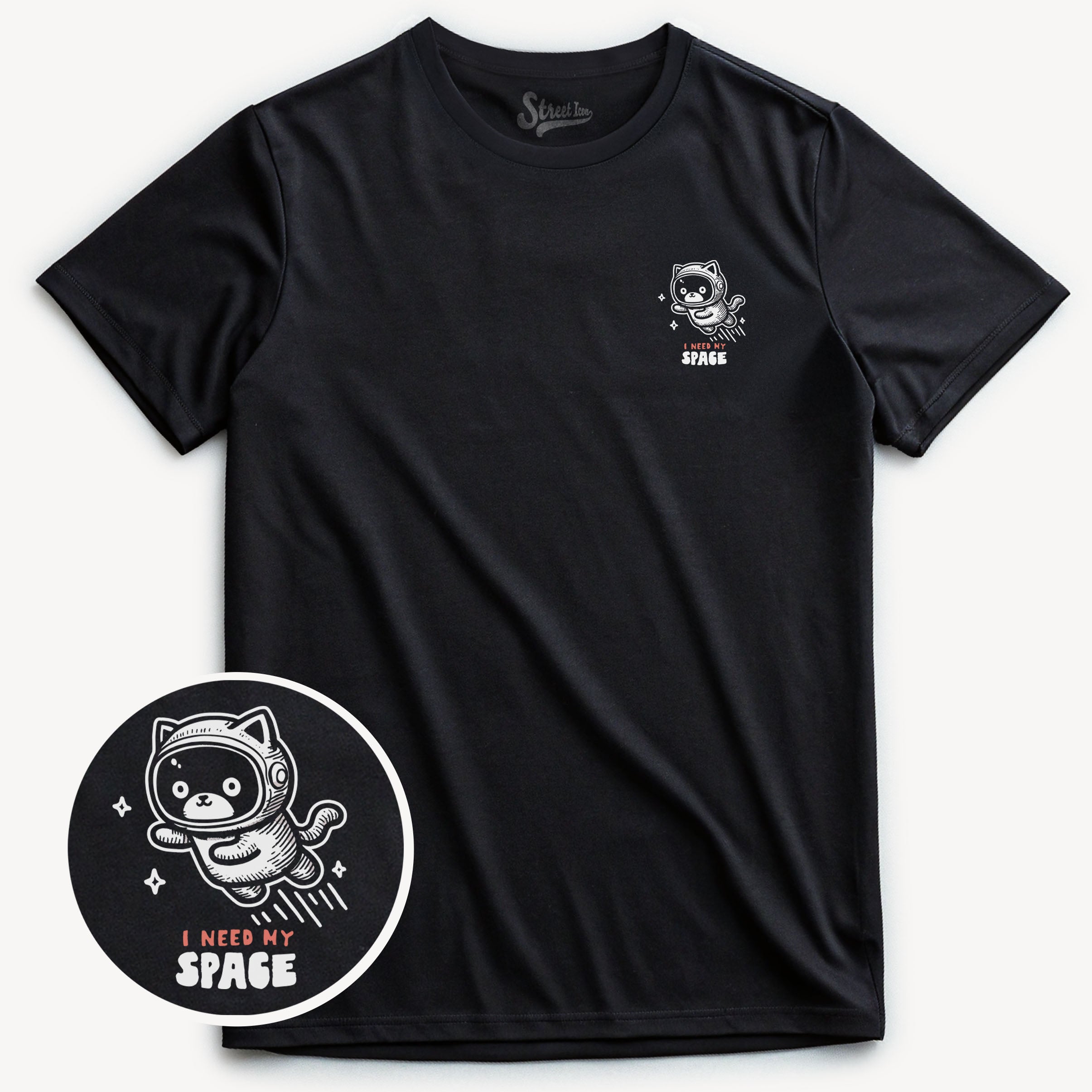 Space Kitty Premium T-Shirt - Street Icon