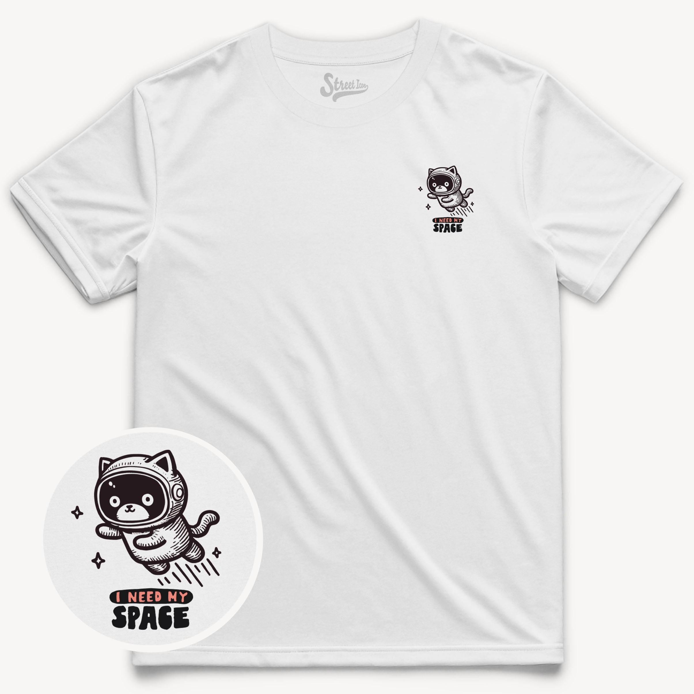 Space Kitty Premium T-Shirt - Street Icon