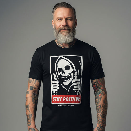 Stay Positive CREW T-Shirt