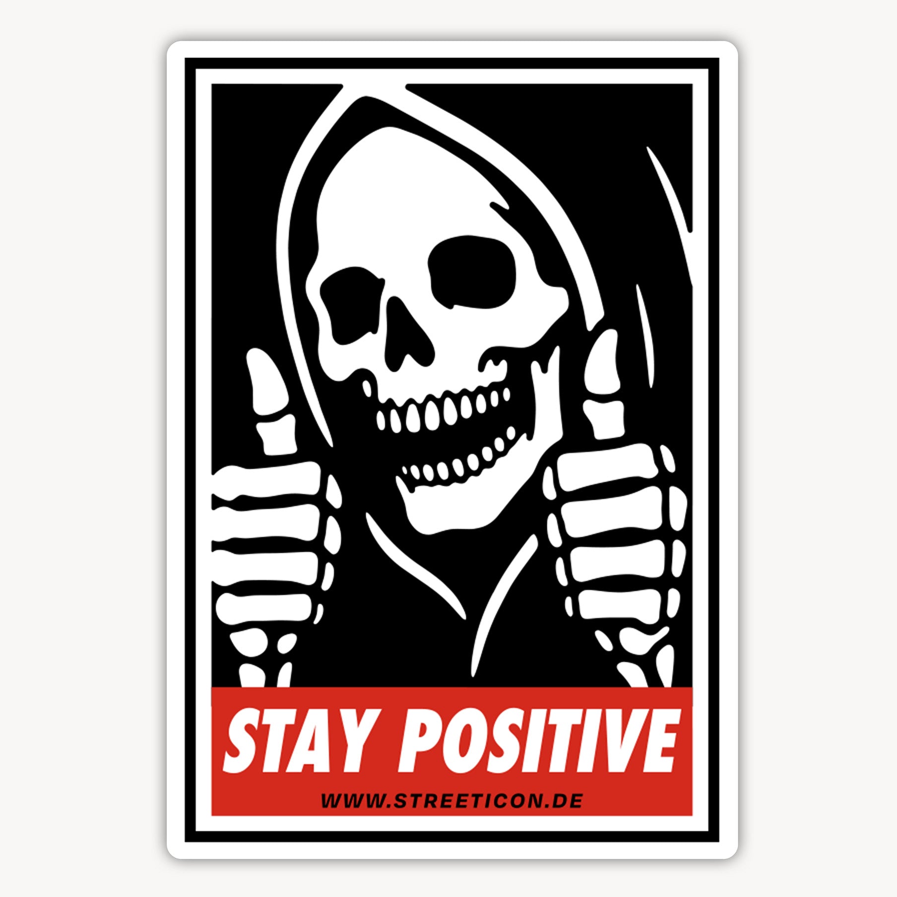 Stay Positive Aufkleber