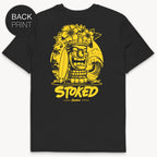 Stoked Tiki Totem T-Shirt mit 2-seitigem Print