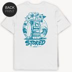 Stoked Tiki Totem T-Shirt mit 2-seitigem Print