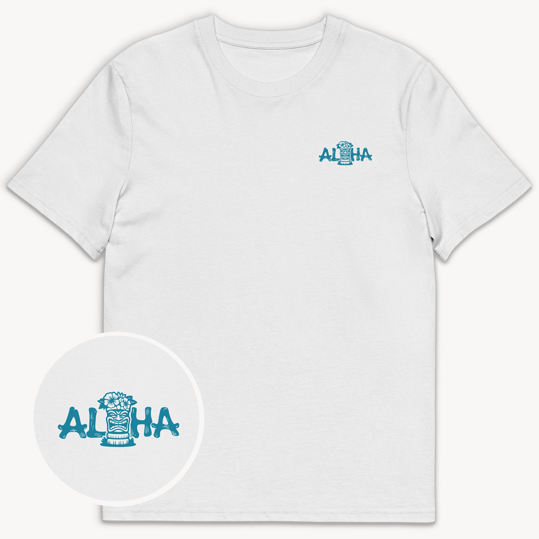 Stoked Tiki Totem T-Shirt mit 2-seitigem Print