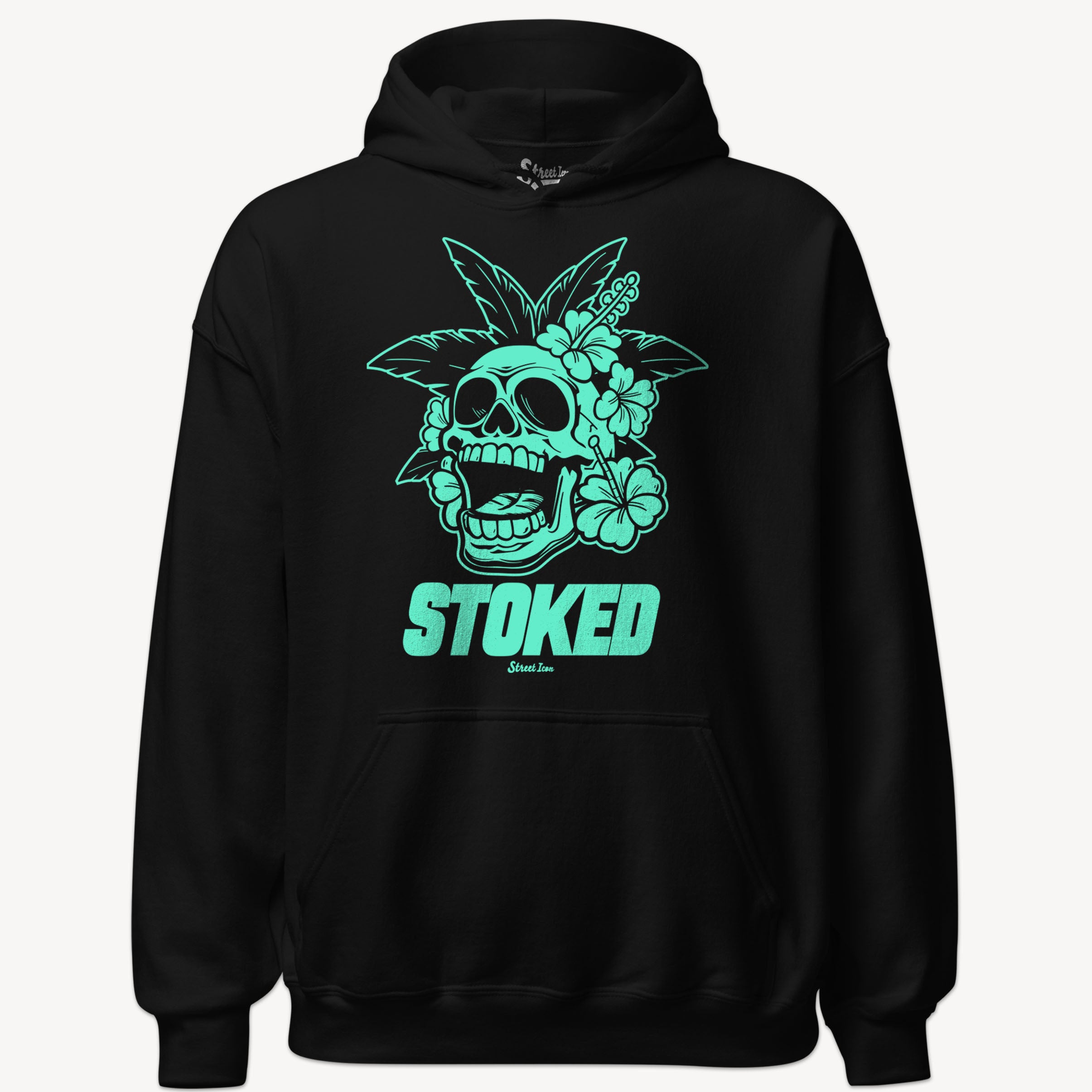 Stoked Skull - Hoodie - Street Icon