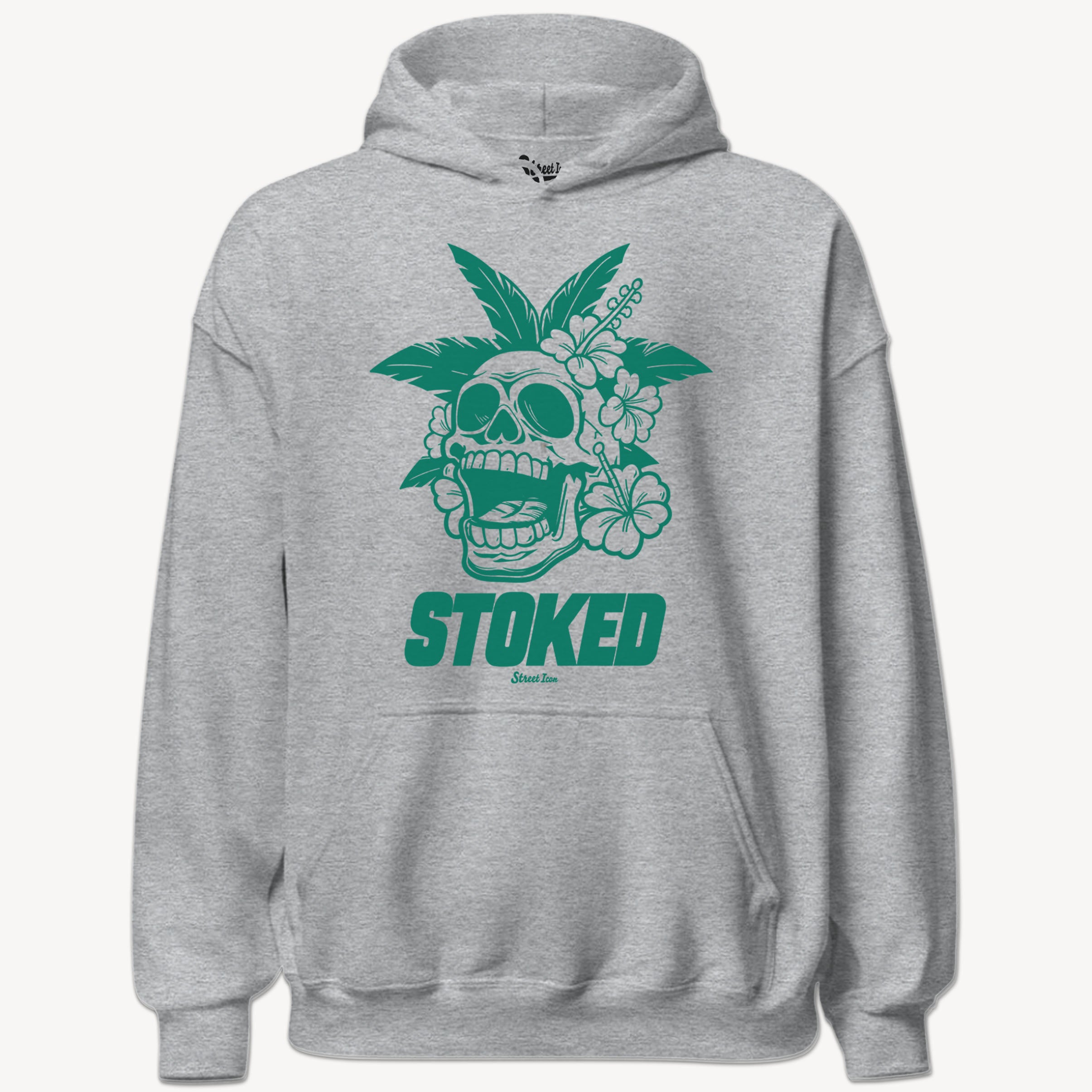 Stoked Skull - Hoodie - Street Icon