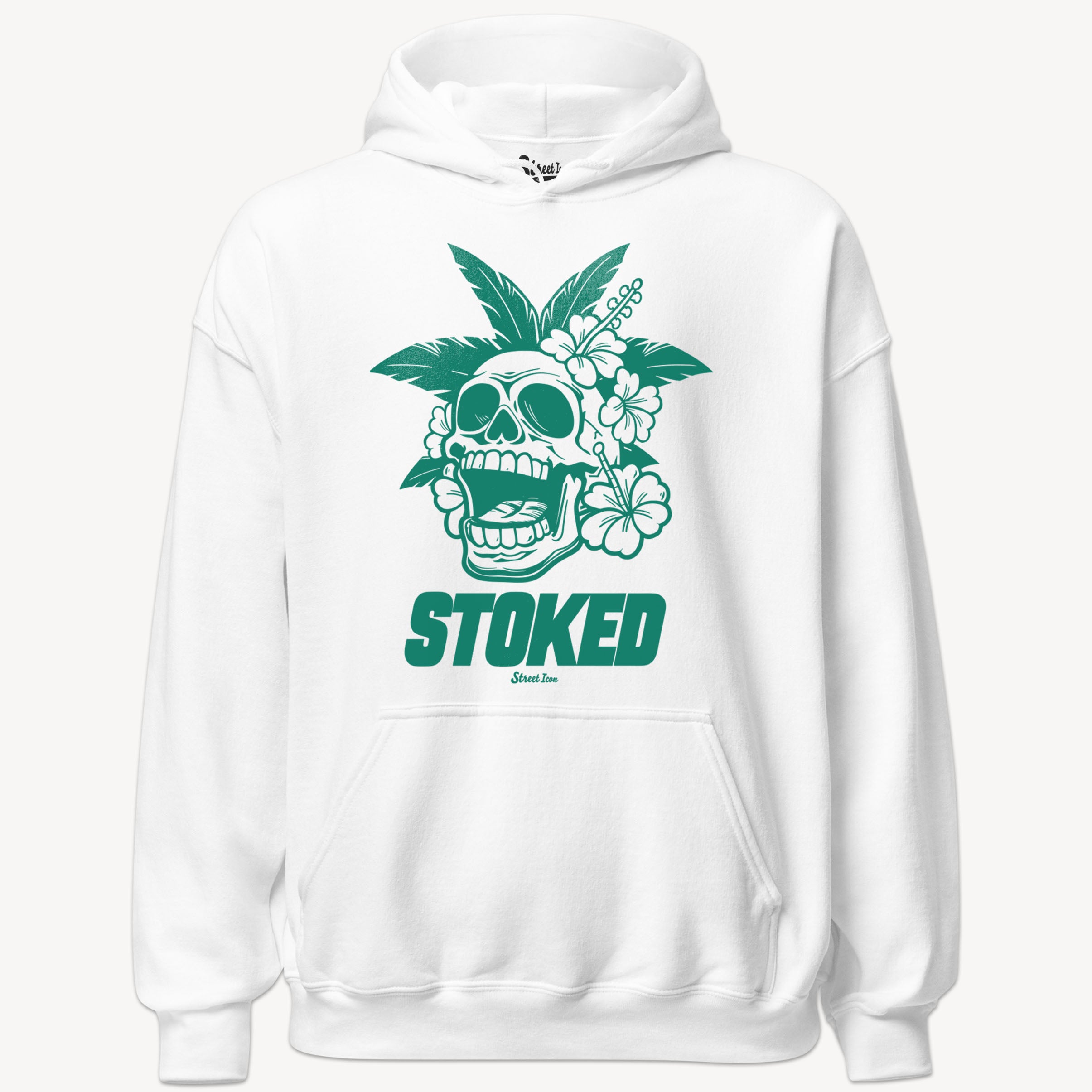 Stoked Skull - Hoodie - Street Icon