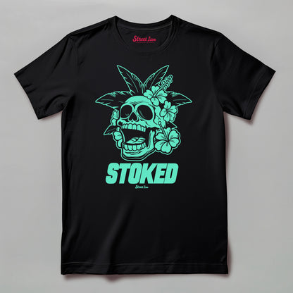 Stoked Skull - Premium T-Shirt