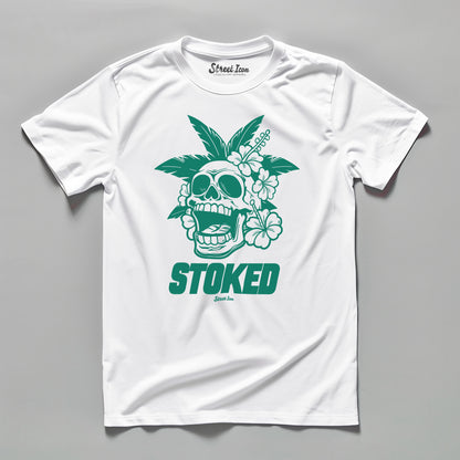 Stoked Skull - Premium T-Shirt