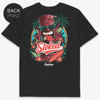 Stoked Tiki T-Shirt mit 2-seitigem Print - Street Icon