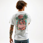 Stoked Tiki T-Shirt mit 2-seitigem Print - Street Icon