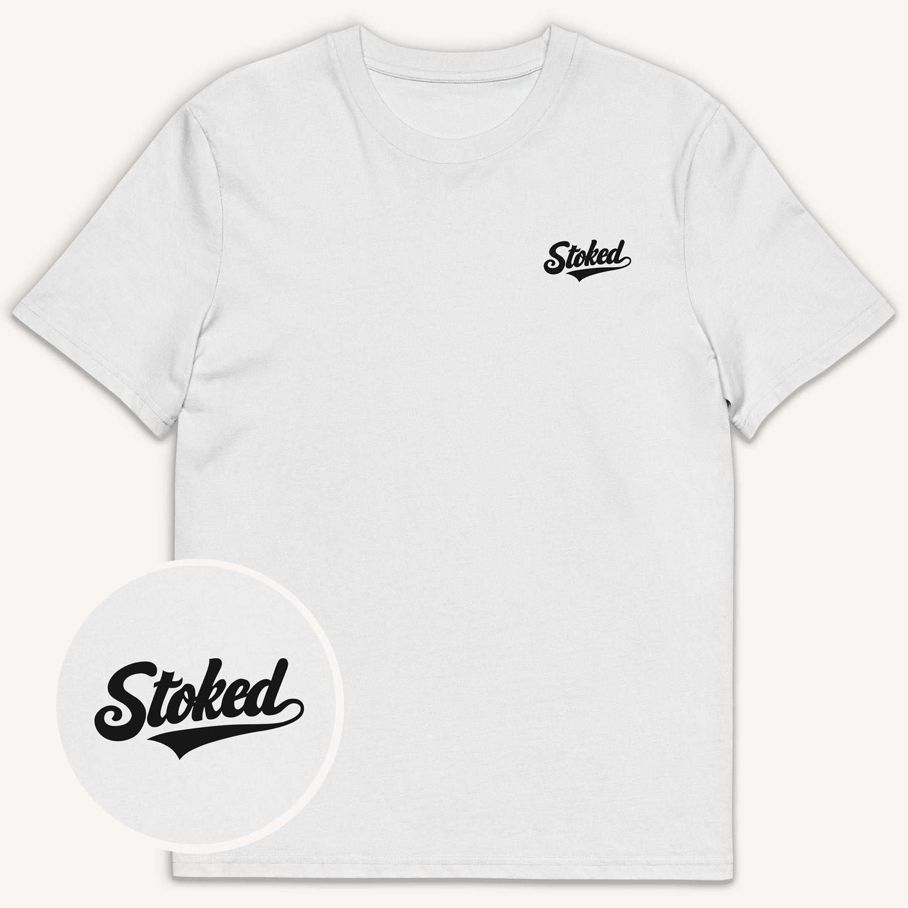 Stoked Tiki T-Shirt mit 2-seitigem Print - Street Icon