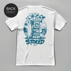 Stoked Totem | Premium T-Shirt mit Back Print - Street Icon