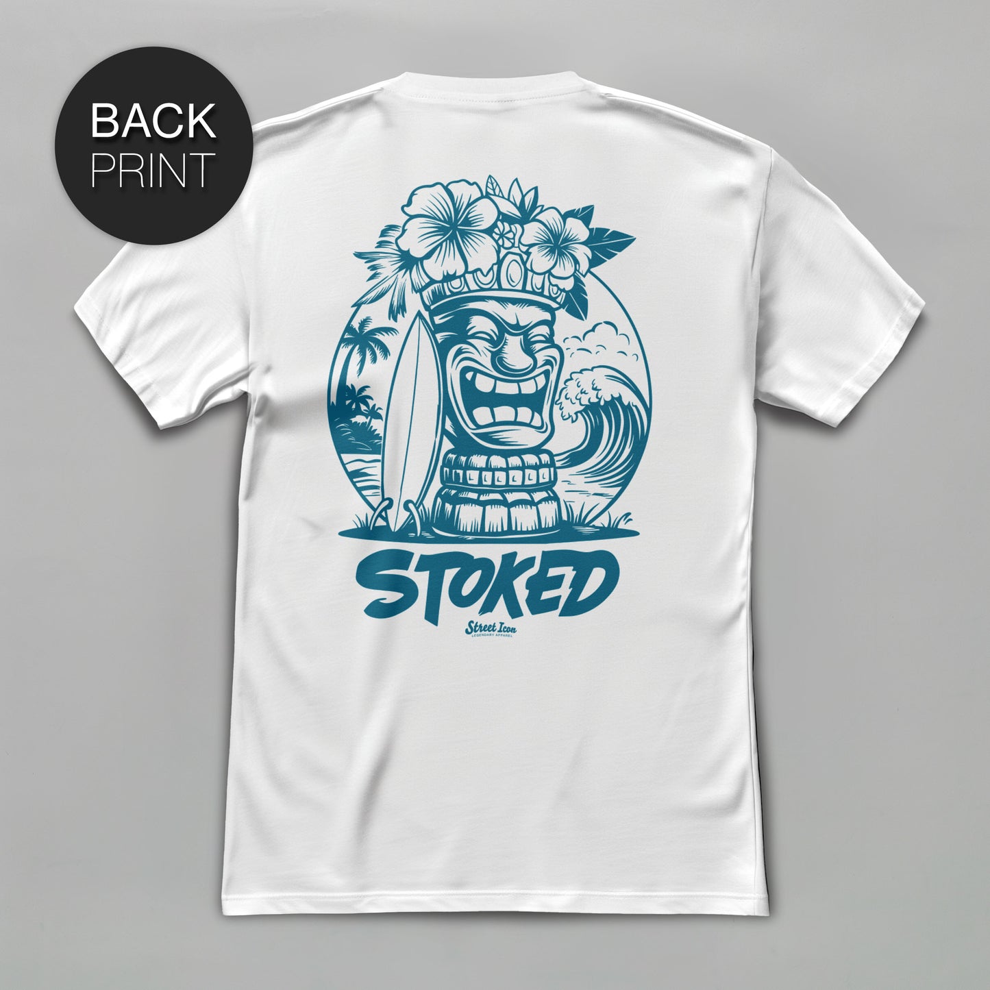 Stoked Totem | Premium T-Shirt mit Back Print