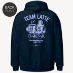 Team Latte - Zip Hoodie mit 2-seitigem Druck - Street Icon