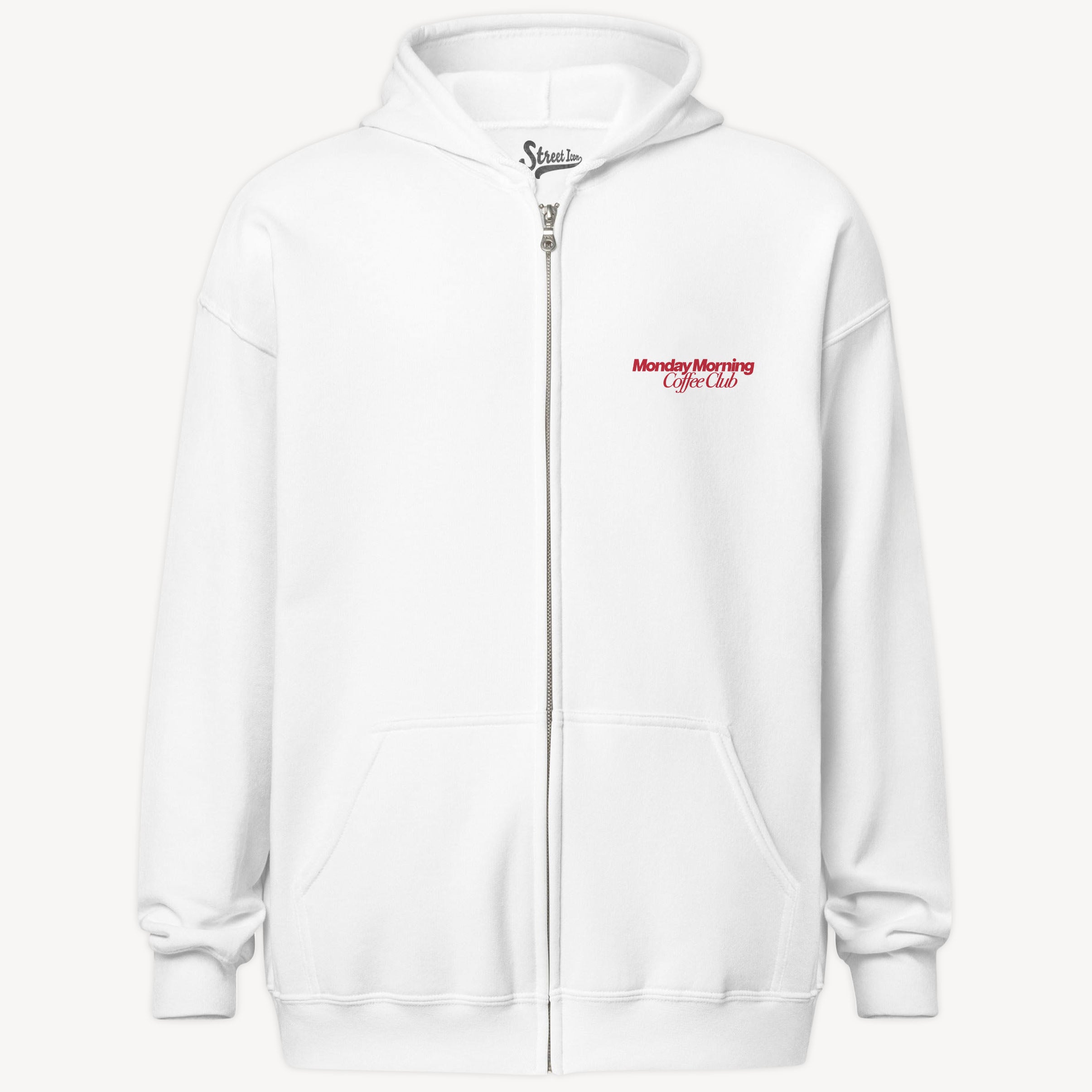 Team Latte - Zip Hoodie mit 2-seitigem Druck - Street Icon