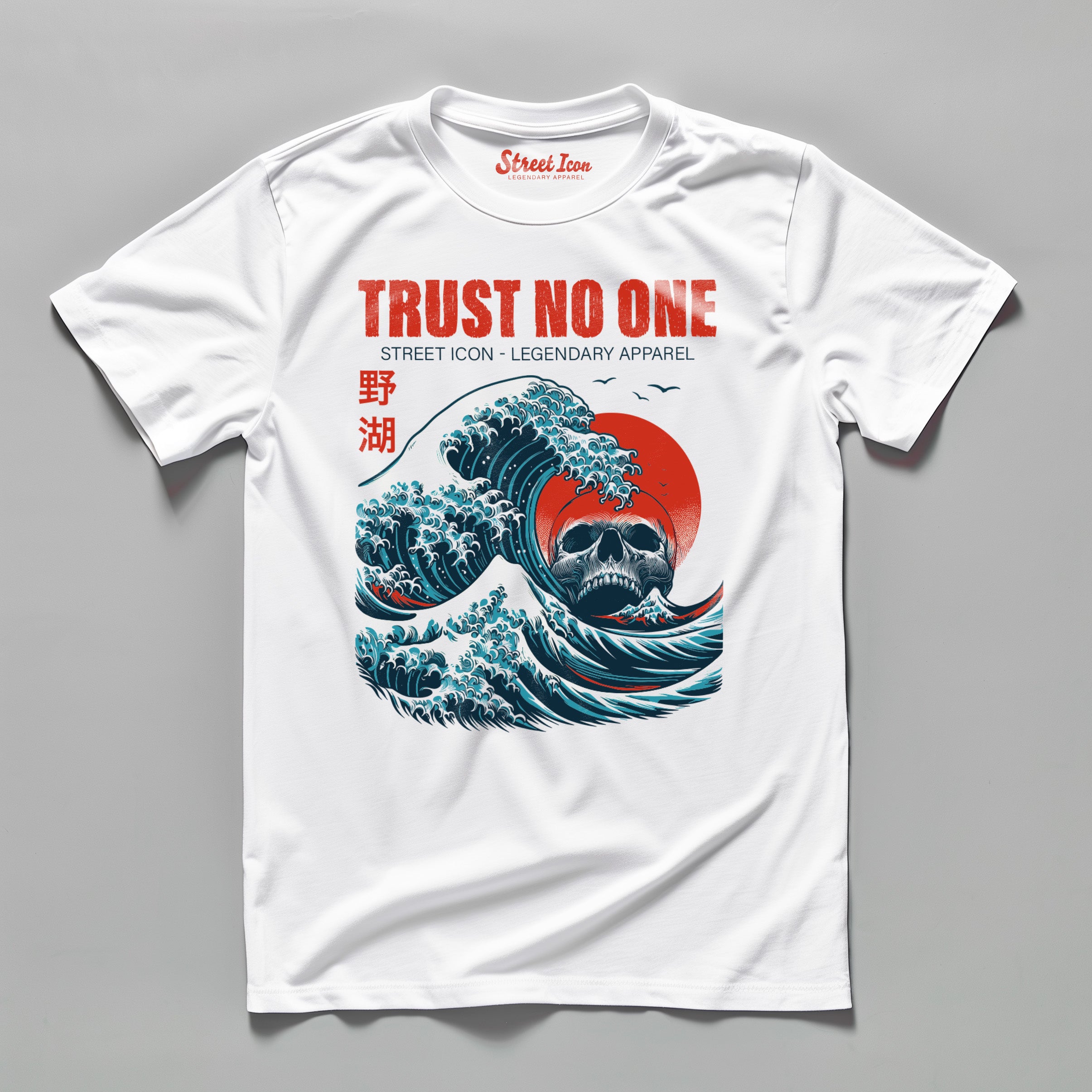 Kanagawa | Trust no One - Premium T-Shirt - Street Icon