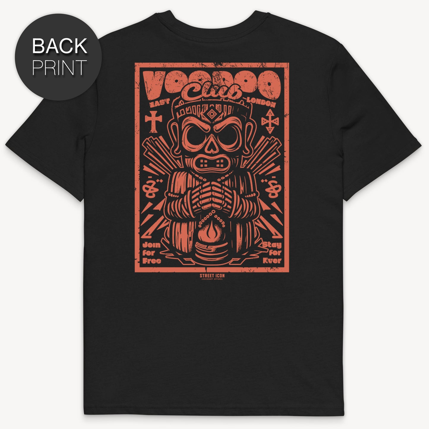 Voodoo Club - Premium T-Shirt with 2-sided print