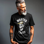 Wasted Skate Skull - Premium T-Shirt - Street Icon