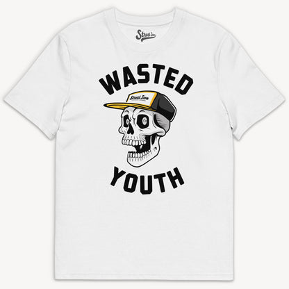 Wasted Skate Skull - Premium T-Shirt