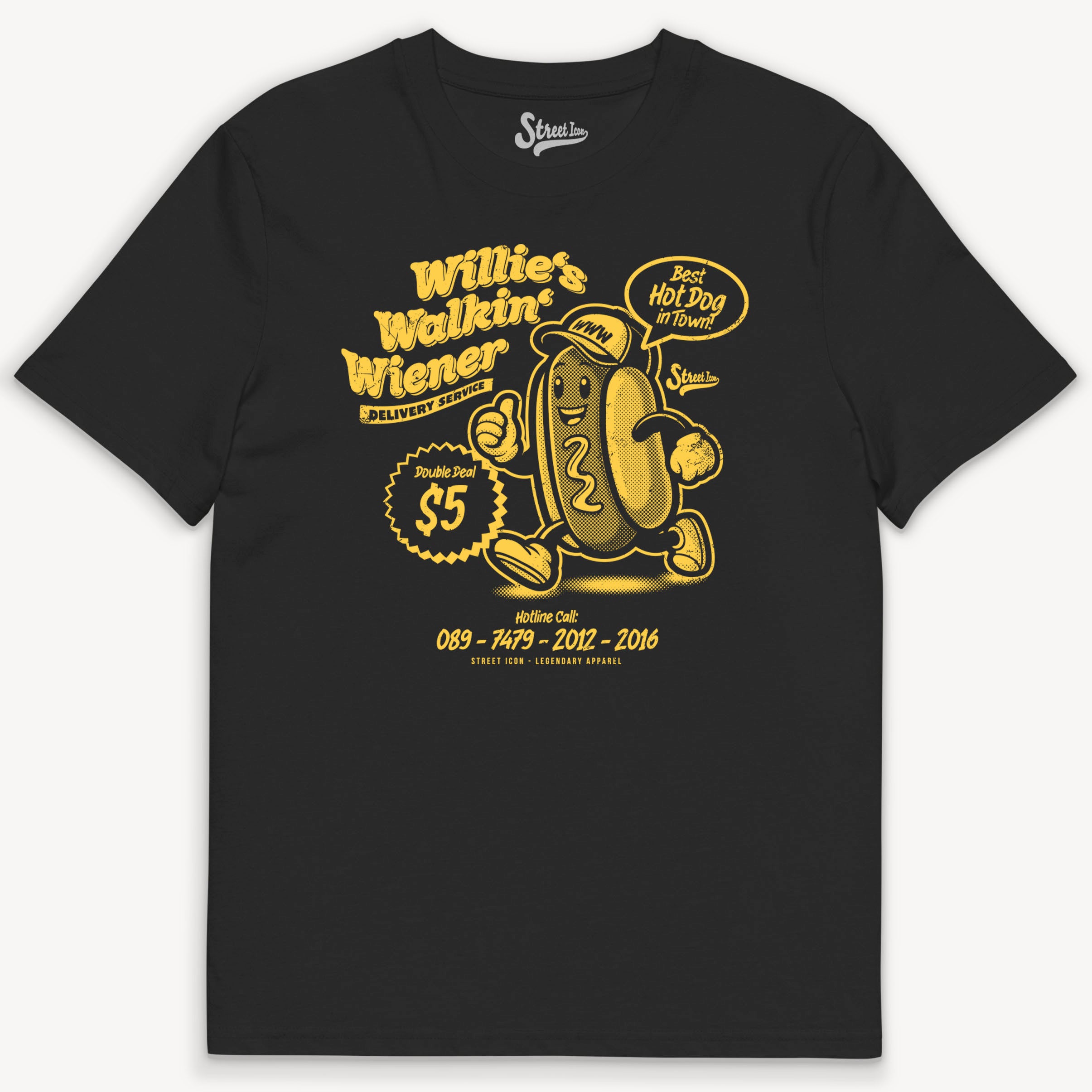 Willie's Walkin' Wiener - Premium T-Shirt - Street Icon