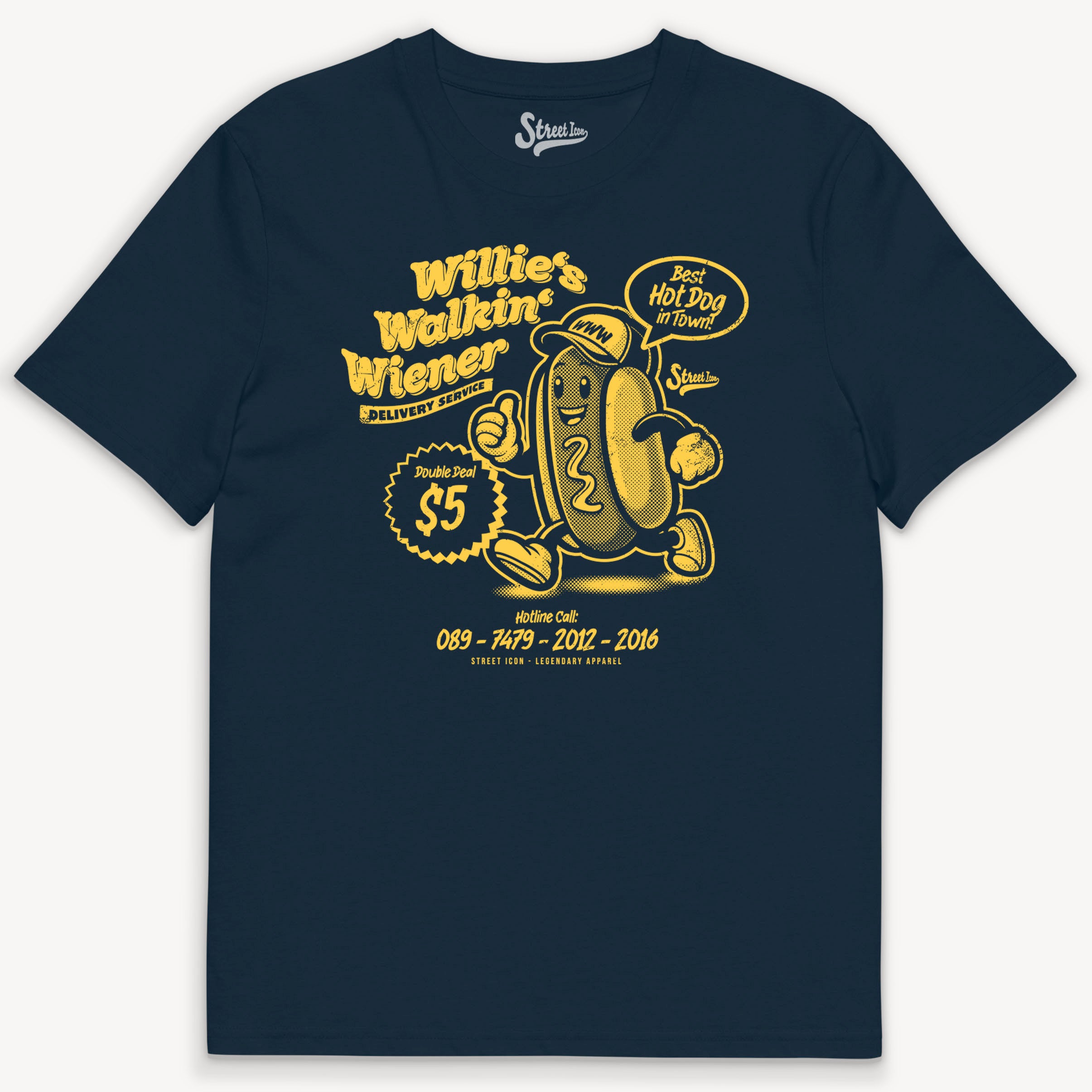 Willie's Walkin' Wiener - Premium T-Shirt - Street Icon