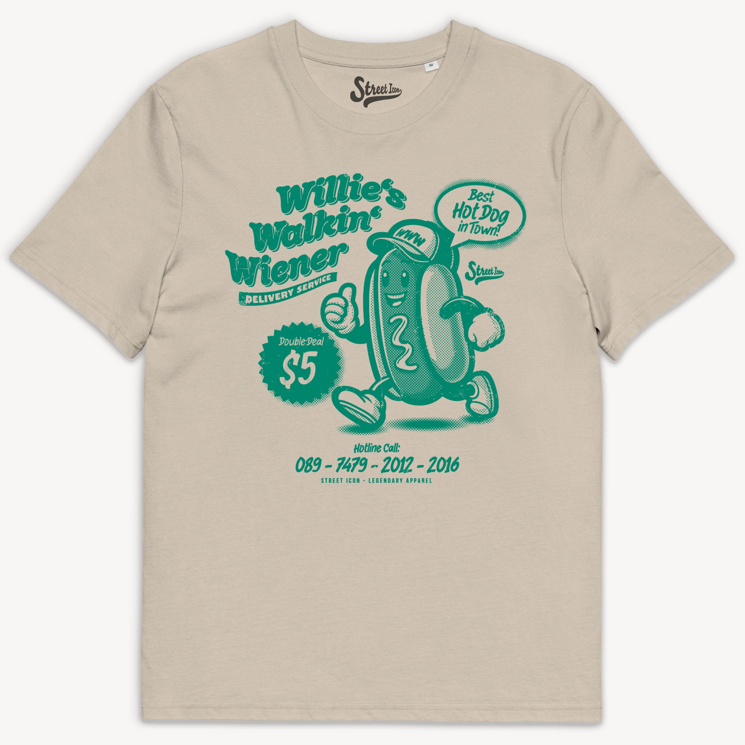 Willie's Walkin' Wiener - Premium T-Shirt - Street Icon