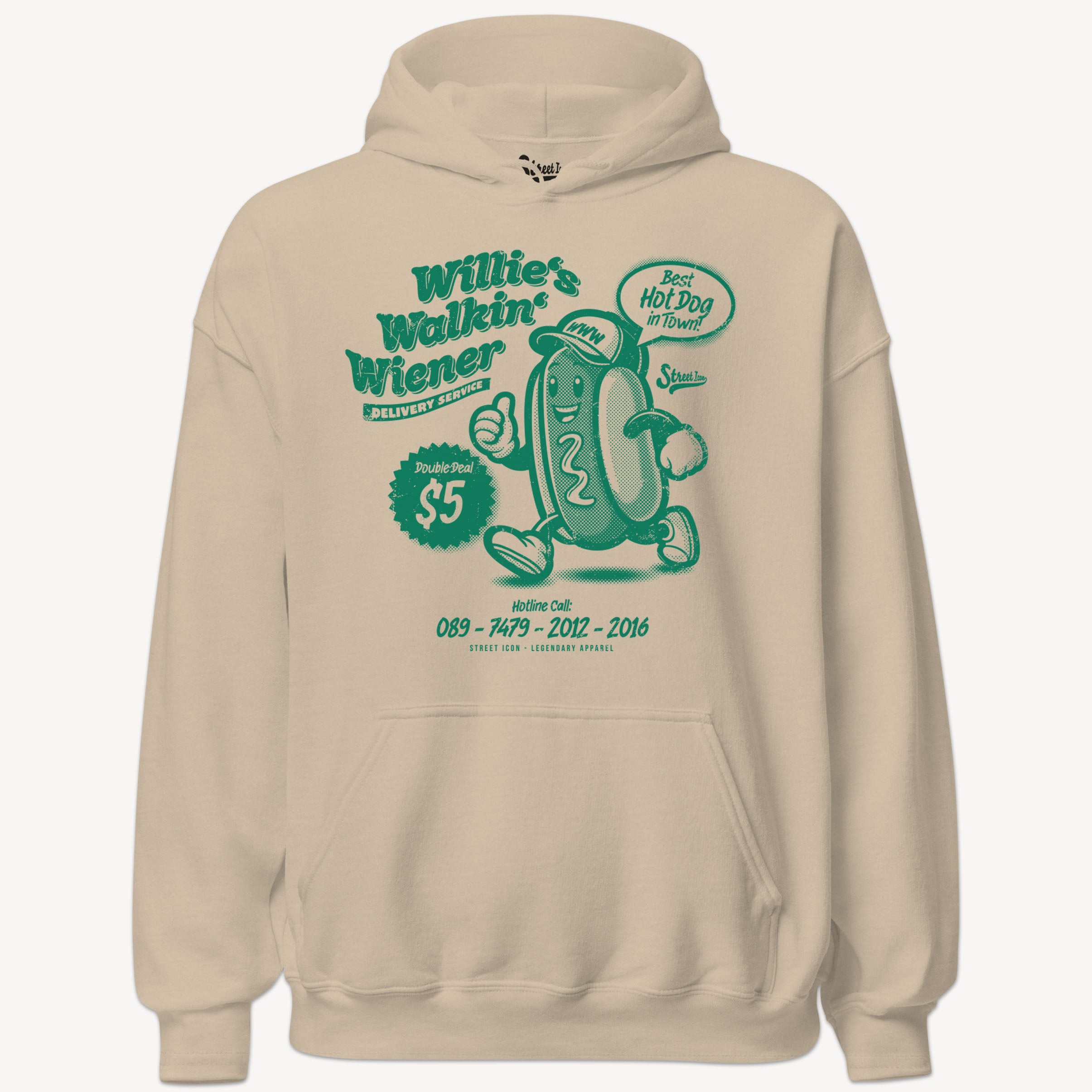 Willie's Walkin' Wiener - Hoodie - Street Icon