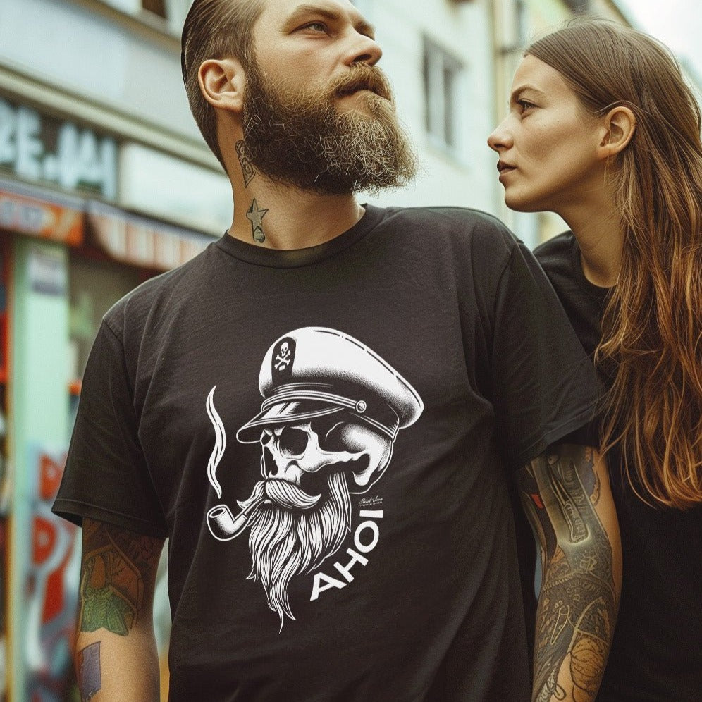 Ahoi Captain - Premium T-Shirt - Street Icon