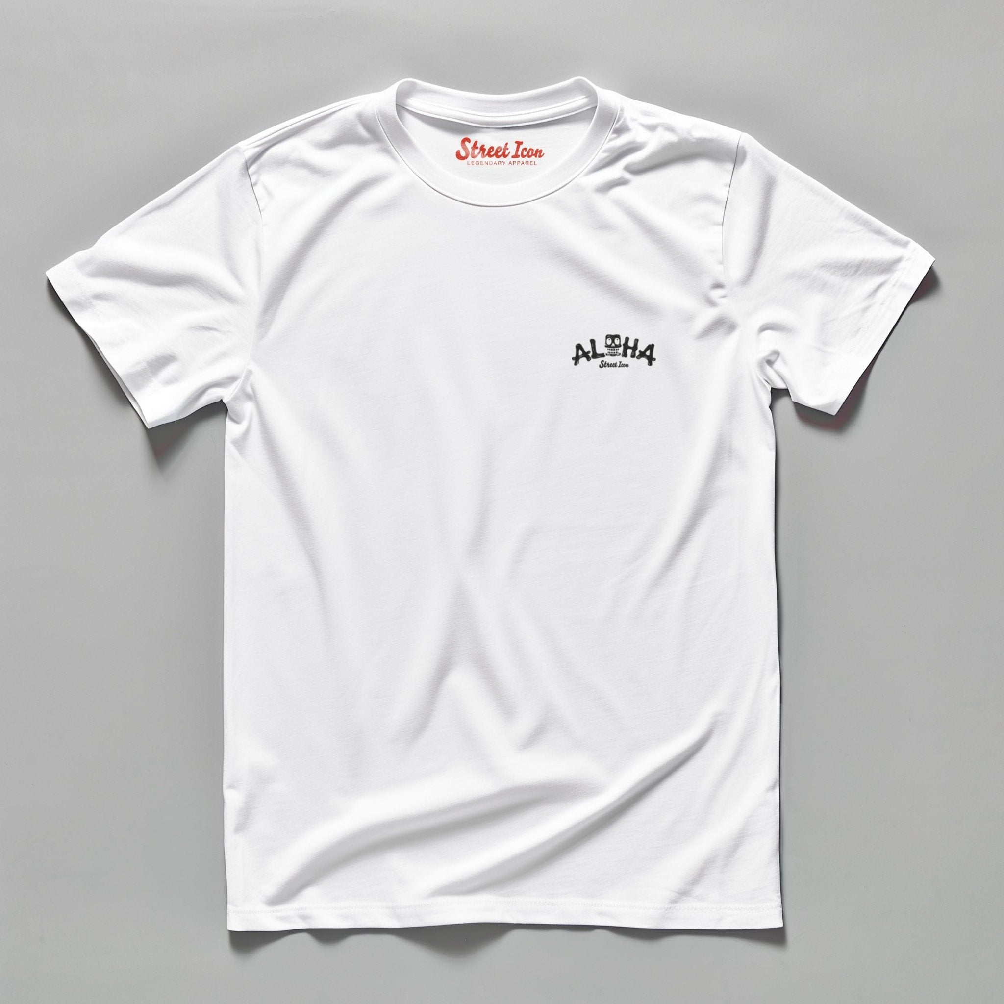 Aloha Flower Totem - Premium T-Shirt mit 2-seitigem Druck - Street Icon