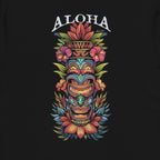 Aloha Flower Totem - Premium T-Shirt mit 2-seitigem Druck - Street Icon