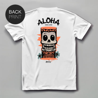 Aloha Hang Loose - Premium T - Shirt mit 2 - seitigem Druck - Street Icon