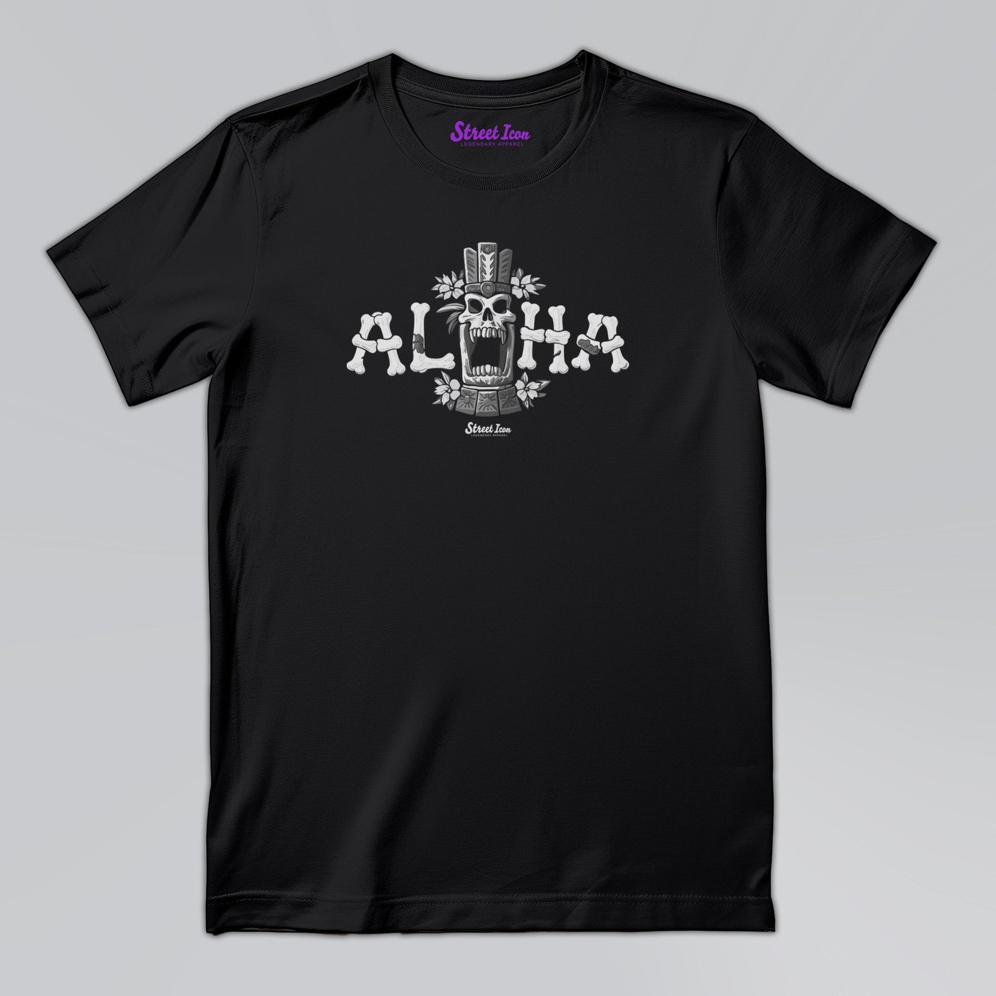 Aloha Tiki-Logo - Premium T-Shirt - Street Icon