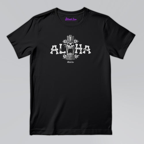 Aloha Tiki-Logo - Premium T-Shirt - Street Icon