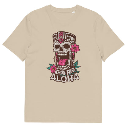 Aloha Tiki Statue - Premium T-Shirt - Street Icon