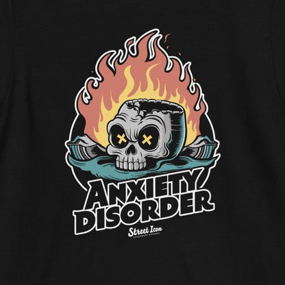 Anxiety Skull - T - Shirt - Street Icon