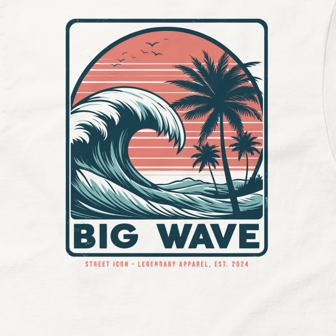 Big Wave - T-Shirt mit 2-seitigem Druck - Street Icon
