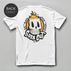 Burn Out - Premium T-Shirt mit 2-seitigem Druck - Street Icon