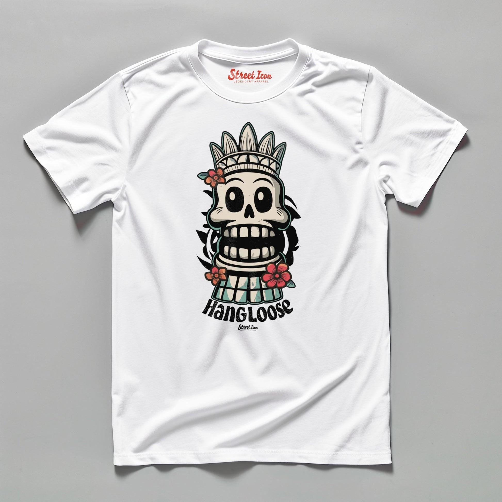 Cartoon Tiki - T - Shirt - Street Icon