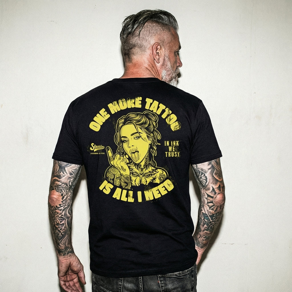 One More Tattoo - T-shirt with back print