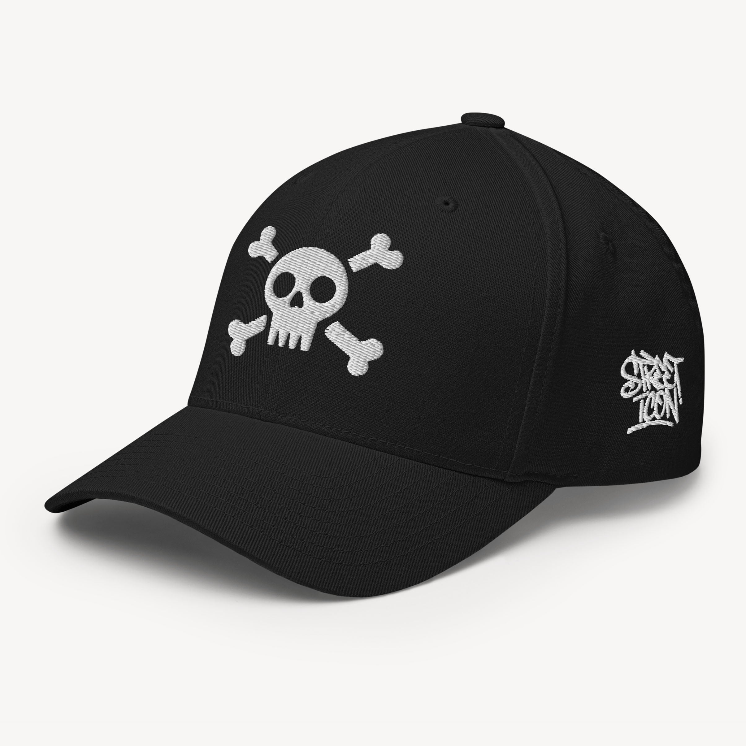 Skull - Dad Cap mit Strickmotiv - Street Icon